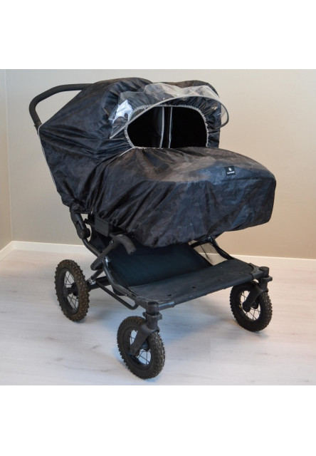 Pláštěnka na kočárek pro dvojčata Camo
