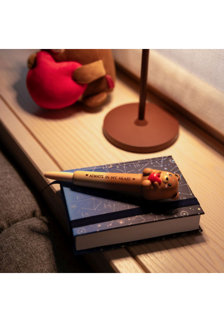 Antistresové gélové pero Legami Squishy Gel Pen - Squeezies - Teddy Bear 0,5 mm