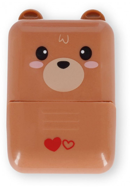 Dekoračná valčeková pečiatka Legami Teddy Bear - Brown