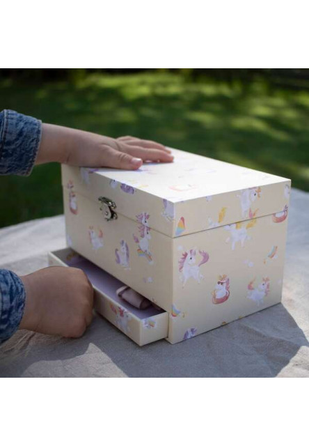 Hudobná šperkovnica - unicorn