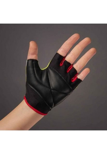 Chiba Detské cyklistické rukavice Cool Kids FACE L