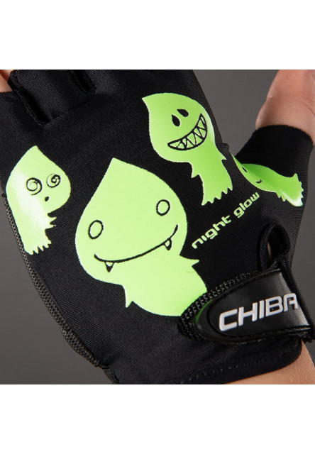 Chiba Detské cyklistické rukavice COOL KIDS GHOST L