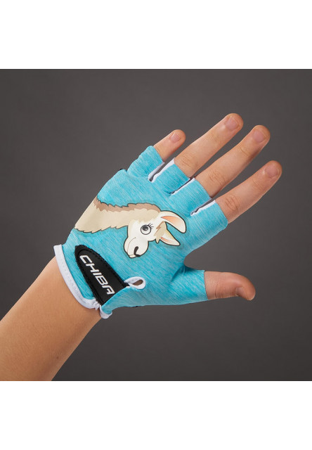 Chiba Detské cyklistické rukavice Cool Kids Lama L