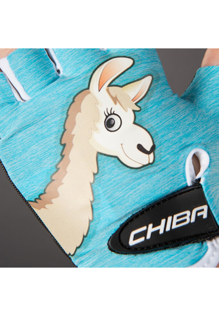Chiba Detské cyklistické rukavice Cool Kids Lama M