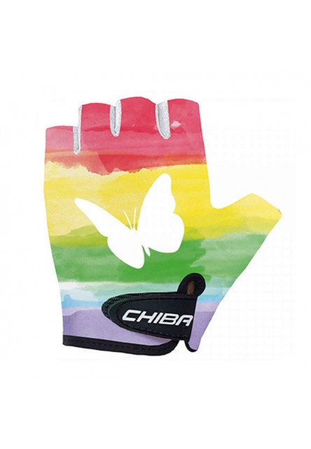 Chiba Detské cyklistické rukavice COOL Kids Papillon M