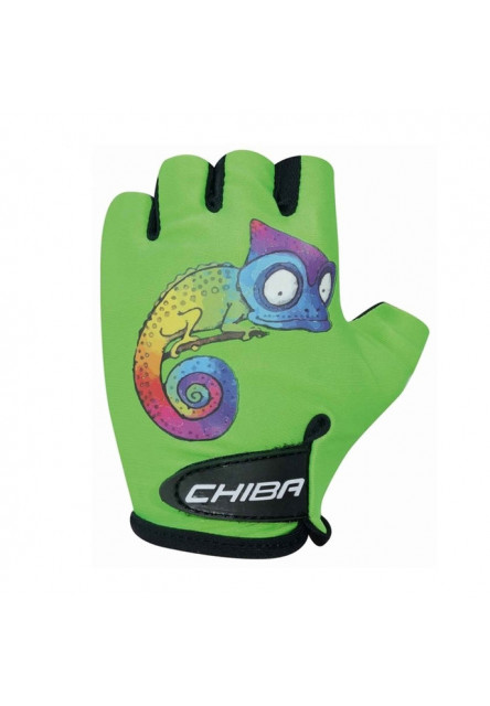 Chiba Detské cyklistické rukavice COOL Kids Chameleon XS