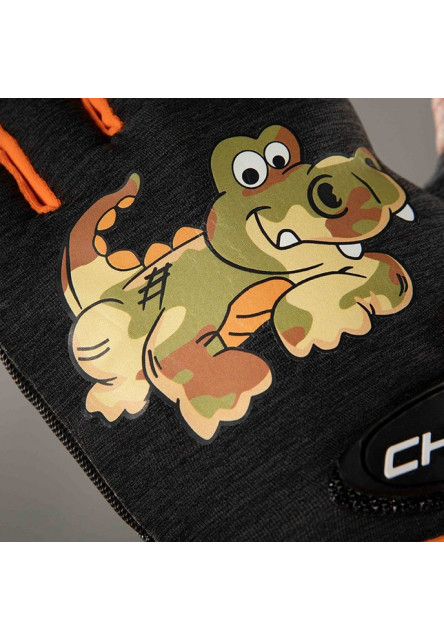 Chiba Detské cyklistické rukavice COOL KIDS Crocodile M