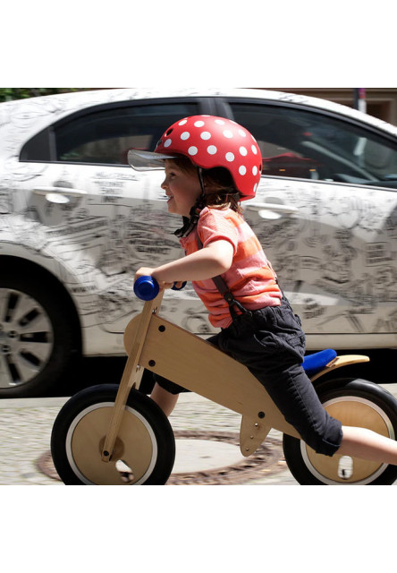 Cyklistická prilba Dotty White XXS/S