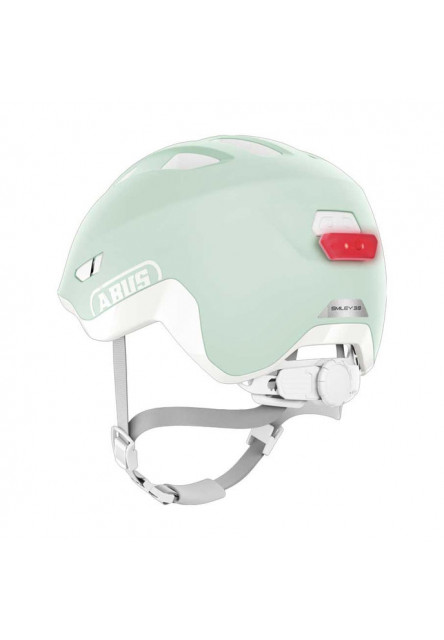 ABUS Detská cyklistická prilba Smiley 3.0 ACE LED pure mint 2026 M