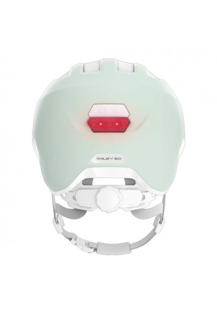 ABUS Detská cyklistická prilba Smiley 3.0 ACE LED pure mint 2026 M