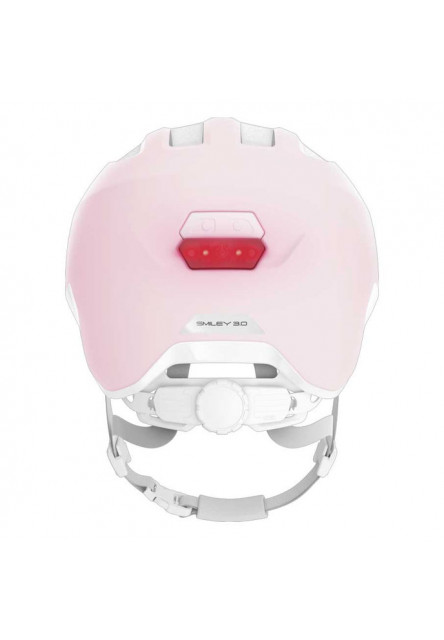 ABUS Detská cyklistická prilba Smiley 3.0 ACE LED pure rose 2026 M