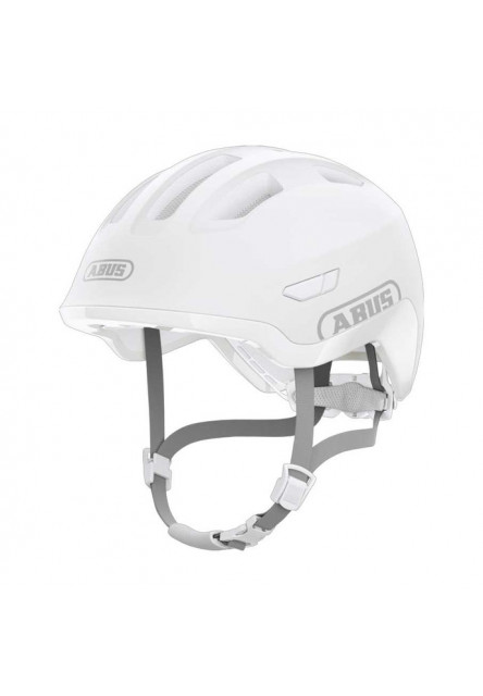 ABUS Detská cyklistická prilba Smiley 3.0 ACE LED pure white 2026 M