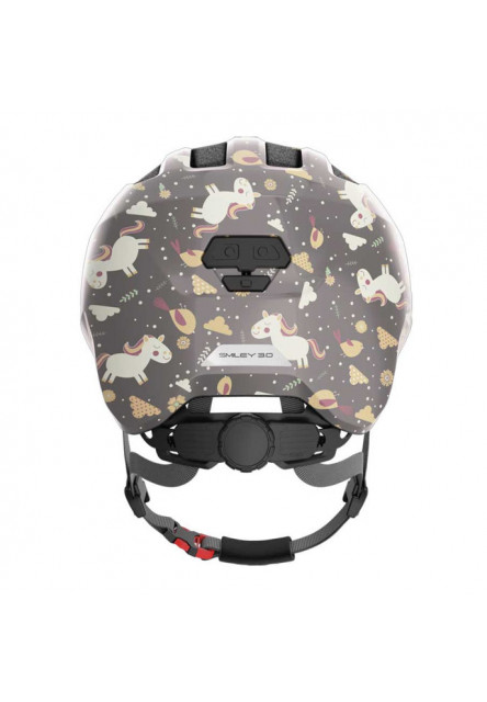 ABUS Detská cyklistická prilba Smiley 3.0 grey horse 2026 M