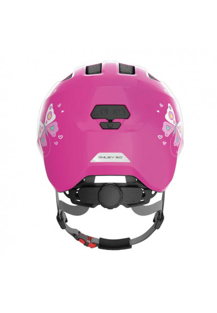 ABUS Detská cyklistická prilba Smiley 3.0 pink butterfly 2026 S