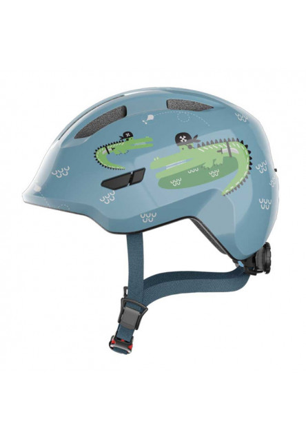ABUS Detská cyklistická prilba Smiley 3.0 blue croco 2026 S