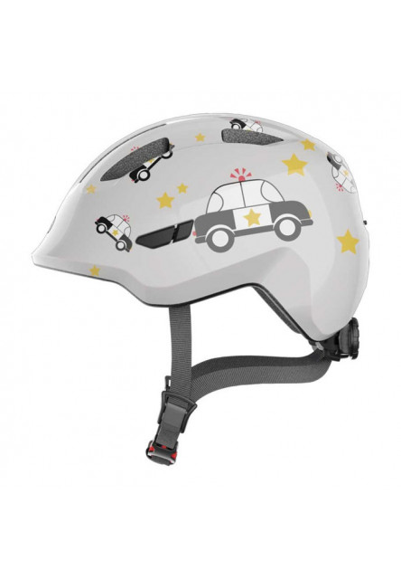 ABUS Detská cyklistická prilba Smiley 3.0 grey police 2026 S