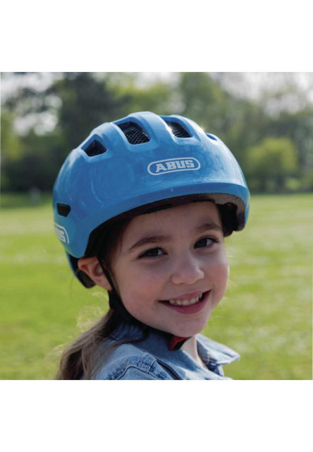 ABUS Detská cyklistická prilba Smiley 3.0 shiny yellow 2026 S