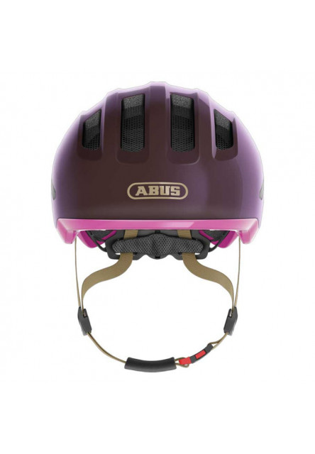 ABUS Detská cyklistická prilba Smiley 3.0 ACE LED royal purple 2026 S