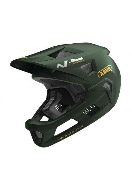 ABUS Detská cyklistická prilba YouDrop FF moss green 2026 S