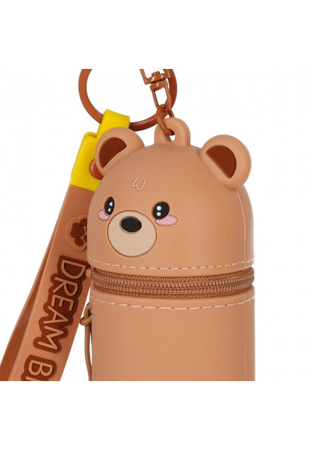 Peňaženka na mince Legami Mini Kawaii - Coin Purse With Key Ring - Teddy Bear