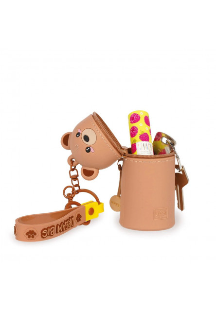 Peňaženka na mince Legami Mini Kawaii - Coin Purse With Key Ring - Teddy Bear