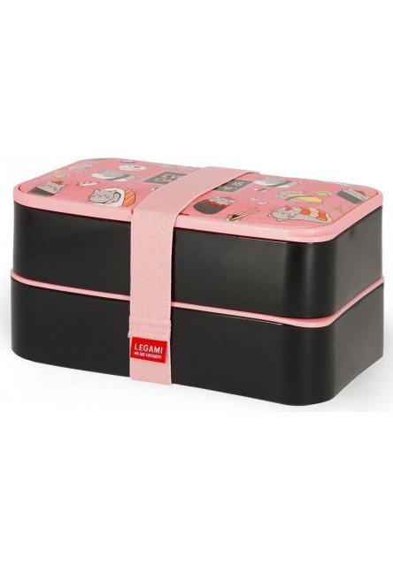 Box na desiatu Legami Lunch Box - Sushi Cat - 1200 Ml