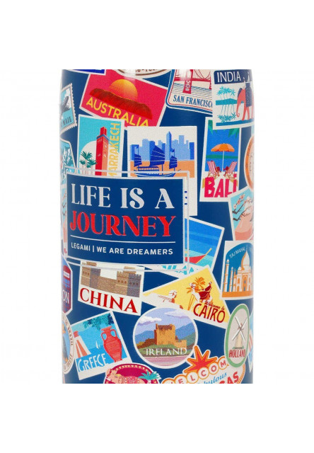 Termo fľaša Legami Hot & Cold - Vacuum Bottle - Travel - Stickers - 800 Ml