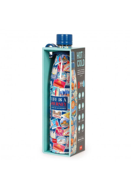 Termo fľaša Legami Hot & Cold - Vacuum Bottle - Travel - Stickers - 800 Ml