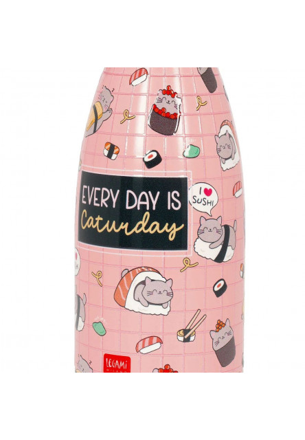 Termofľaša Legami Hot & Cold - Vacuum Bottle - Sushi Cat - 300 Ml