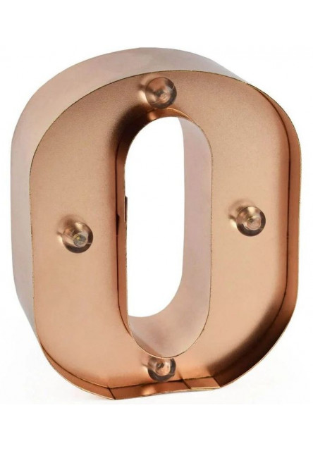 Mini dekoračné svetlo Legami Mini Decorative Light - O - Gold Rose - Letters