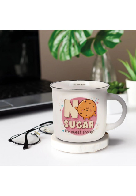 Hrnček Legami Cup-Puccino - New Bone China Porcelain Mug - No Sugar