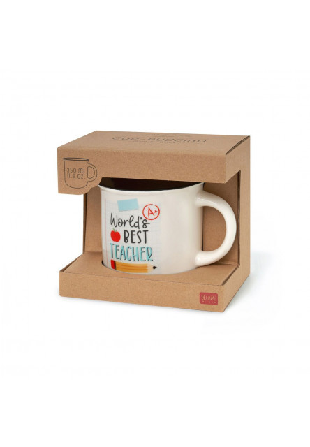 Hrnček Legami Cup-Puccino - New Bone China Porcelain Mug - Teacher