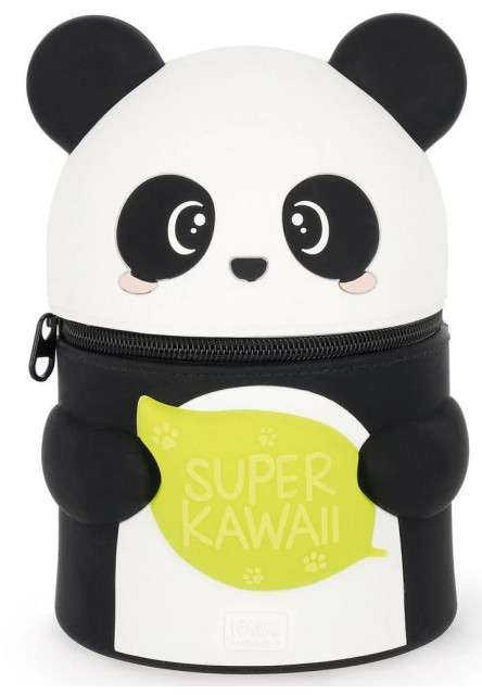 Peračník Legami Super Kawaii - 2-In-1 Silicone Pencil Case - Panda