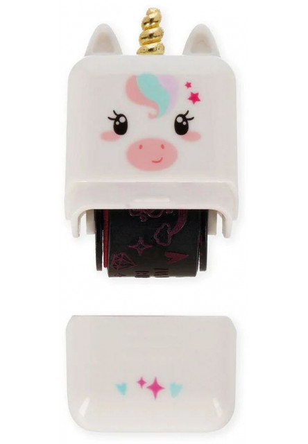 Dekoračná valčeková pečiatka Legami Deco Roller Stamp - Decorative Roller Stamp - Unicorn - Fuchsia Ink