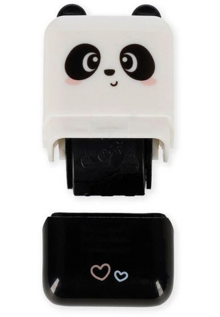 Dekoračná valčeková pečiatka Legami Deco Roller Stamp - Decorative Roller Stamp - Panda - Black Ink