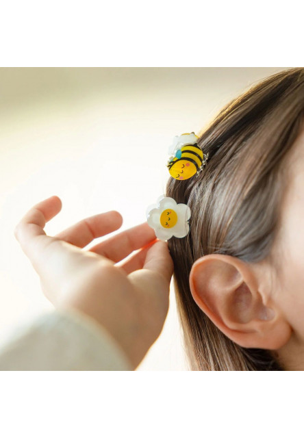 Štipčeky do vlasov Legami Clip Me Up! - Set Of 4 Mini Hair Clips - Bee
