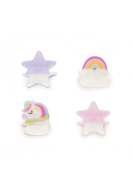 Štipčeky do vlasov Legami Clip Me Up! - Set Of 4 Mini Hair Clips - Unicorn