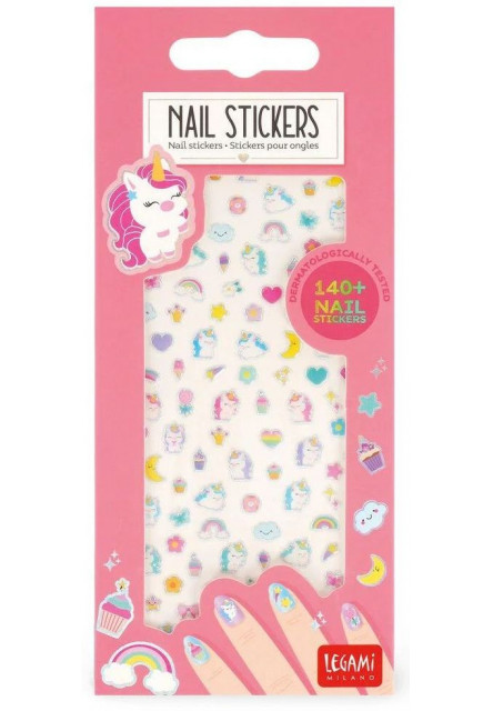 Samolepky na nechty Legami Nail Stickers - Unicorn
