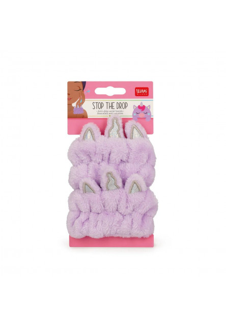 Kozmetické náramky proti stekaniu vody Legami Stop The Drop - Anti-Drip Wrist Bands Skincare - Unicorn