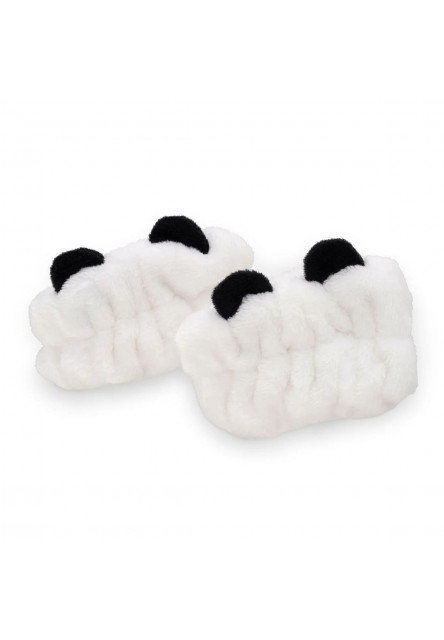 Kozmetické náramky proti stekaniu vody Legami Stop The Drop - Anti-Drip Wrist Bands Skincare - Panda