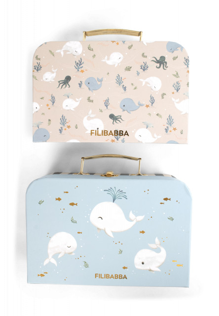 Set kufríkov na hranie a uskladnenie - christian´s whale tales - 2ks