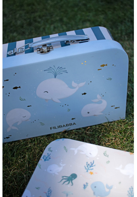 Set kufríkov na hranie a uskladnenie - christian´s whale tales - 2ks