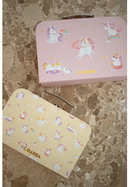 Set kufríkov na hranie a uskladnenie - unicorn shores - 2ks