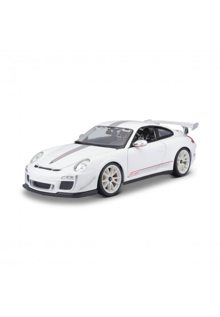 Bburago - Autá HOBBY, Porsche 911 GT3 RS 4.0, biela, 1:18
