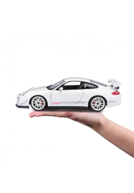 Bburago - Autá HOBBY, Porsche 911 GT3 RS 4.0, biela, 1:18
