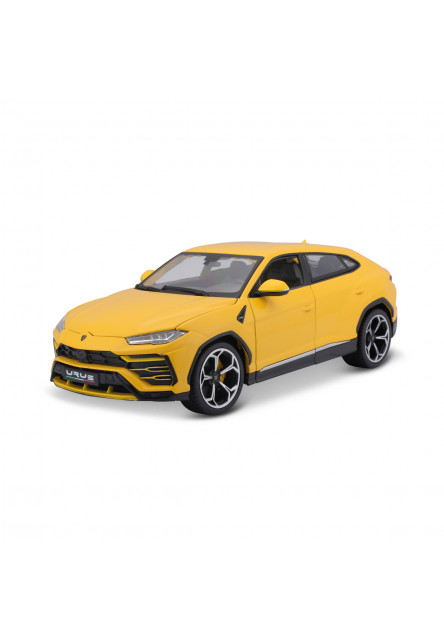 Bburago - Autá HOBBY, Lamborghini Urus, žltá, 1:18
