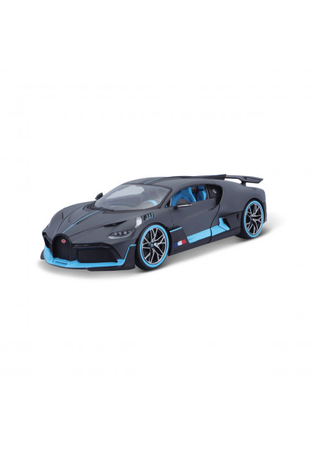 Bburago - Autá HOBBY, Bugatti Divo, tmavo šedá, 1:18