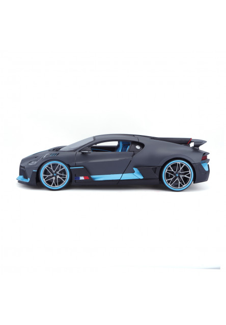Bburago - Autá HOBBY, Bugatti Divo, tmavo šedá, 1:18
