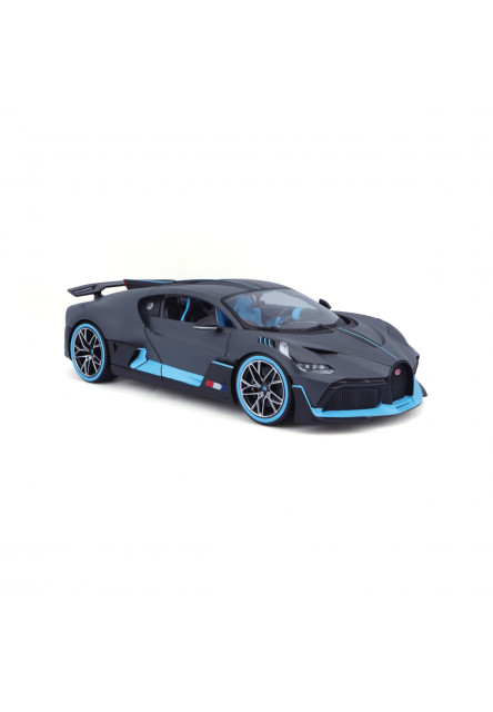 Bburago - Autá HOBBY, Bugatti Divo, tmavo šedá, 1:18