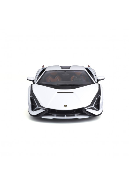 Bburago - Autá HOBBY, Lamborghini Sián FKP 37, biela, 1:18